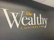 1/2″ laser cut acrylic letters and logos