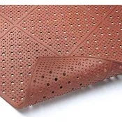 Reversible Rubber Safety Runner 36" x 64' Red  — Anaheim Restaurant Supplies