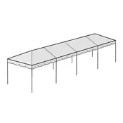 10×40 White Canopy Tent