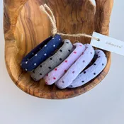 Adorro - Polka Dot Seamless Hair Ties
