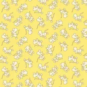 3/4Yard 6918-44 Yellow Mouse Toss Nana Mae II by Henry Glass cotton fabrics