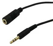 15′ 3.5mm 1/8″ M-F Stereo Headphone Extension Audio Sound Cable