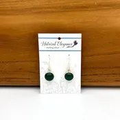 Adventurine Sterling Silver Earrings