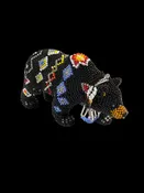 Beaded Black Bear