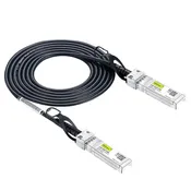 10Gtek CAB-10GSFP-P2M 10G SFP+ Copper Twinax Cable 2M DAC Cable, Black