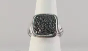Black cz pavé