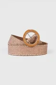 Women's Designer Brown Wicker Belt