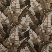 All Over Banana Leaf Cotton Upholstery Fabric | Islands Fabric