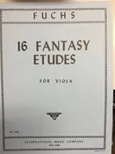 16 Fantasy Etudes for Viola - Fuchs