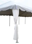 10.5' Polyester Tent Leg Cover Drapes, 2-Pack
