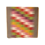 Baja Quilt - Green, purple, pink