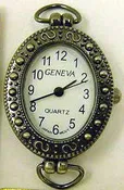 12 Geneva Antique Silver Watch Faces