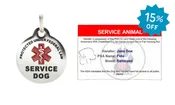 Service Animal Essentials Kit – ID Card &amp; Dog Tag