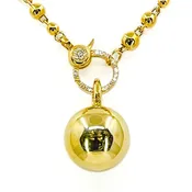 18KT Ball Pendant