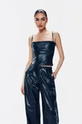 Leather Tube Top