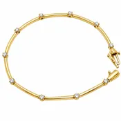10K Diamond Petite Bracelet