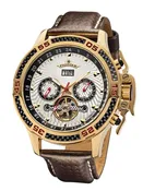 Amsterdam Automatic Calendar Watch by Pionier GM-515-2 |Gold|