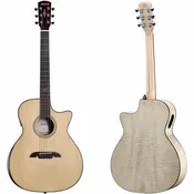 Alvarez Artist Elite AEG80ce Armrest Sitka Spruce/Flamed Maple Grand Auditorium Acoustic Guitar