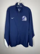 Nike Size XL Navy "Blaine Football" Full-Zip Windbreaker