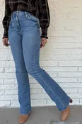Bambino, 33" Inseam Baby Flare Jeans, Light Wash, Made in the USA