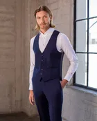 American Blue S140s Wool Waistcoat