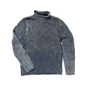 100% Cotton Pigment Dyed Rollneck Sweater by TDalton Clothing