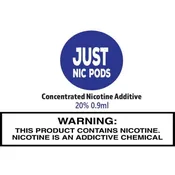 Just Nic Pods Nicotine -0.9mL Concentrated Solution 20%