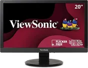 2 ViewSonic VA2055Sm 20″ 1080P LED LCD Monitors w/ VGA &amp; DVI on a Dual Stand