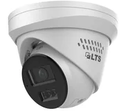 8MP Active Deterrence Turret Network Camera (Model: IQLTCMIP3382WI-28SDL Item#10200)
