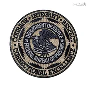 BOP Badge Patch – Large Subdued Tan
