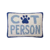 Cat Person Hook Pillow