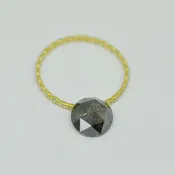 2.1 CT Salt and Pepper Rose Cut Diamond