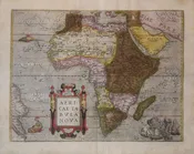 Abraham Ortelius (Flemish, 1527-1598), Africae tabula Nova