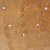 Akoya & Tanzanite Astral Necklace