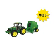 1/16 John Deere Big Farm Tractor and Baler Set