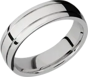 Cobalt chrome 6mm domed band