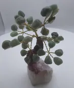 Brazilian Agate Wire Stone Tree size 2
