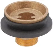 1-1/2" Cast Brass Closet Spud Assembly