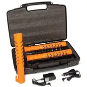 1158 Aervoe Red LED Baton Flare, Three Pack (with Tripods + Chargers)