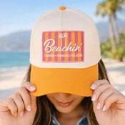 Beachin' Peach Vintage Trucker Hat - FINAL SALE