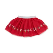 Angel Dear Baby Girl Christmas Lights Merry Tutu Skirt With Bike Shorts