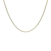14k Gold Cable Chain 0.8mm 18"