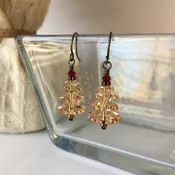 Crystal Tree Earring