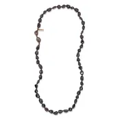 Rocks of Sangria Skull-Clasp Necklace
