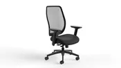 Centric Mesh Back with Upholstered Seat