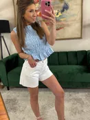 Cam Mid Rise Stretch Short