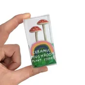 Crunch Supply - Ceramic Mushroom Plant Stakes