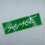 Savage bumper sticker
