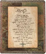 Tapestry Throw - The Lord's Prayer (2)