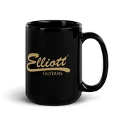 Black Glossy Mug — Elliott Guitars